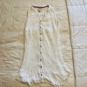 Knox Rose women’s XS Ivory button front dress, New, no tags, Never Worn.